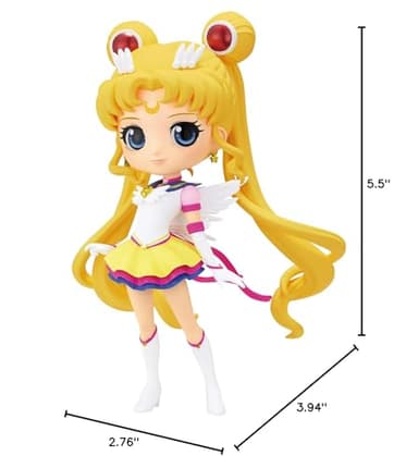 Banpresto - Pretty Guardian Sailor Moon Cosmos The Movie - Eternal Sailor Moon (Ver. B), Bandai Spirits Q posket Figure - Image 5