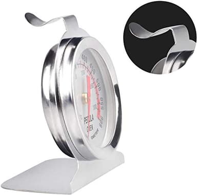 Oven Thermometer 50-300°C/100-600°F, Oven Grill Fry Chef Smoker Analog Thermometer Instant Read Stainless Steel Kitchen Cooking Thermometer - Image 3