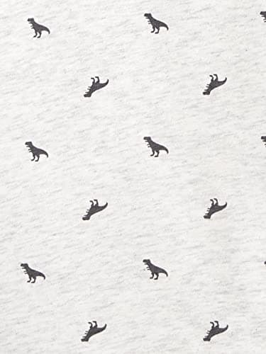 Simple Joys by Carter's Boy's Short-Sleeve Shirts, Pack of 3, Heather Grey/Green Stripe, 2T - Image 2