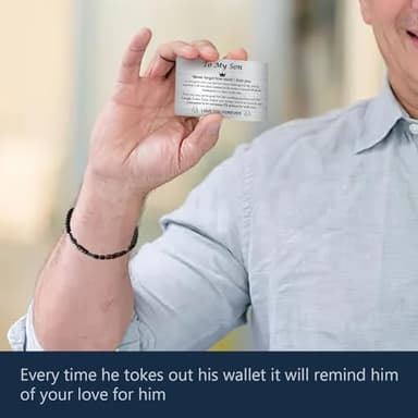 VOHIVI Teens Boys Gift Ideas: Morse Code 'I LOVE YOU' Bracelet for Son - Adjustable, Handmade Christmas Stocking Stuffers, Valentines, Easter Basket, Graduation Gifts - Image 5