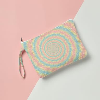 Fokongna Wet Dry Bag for Swimsuit, Travel, Beach, Diaper, Toiletry - Waterproof Large Makeup Pouch With Zipper - Women Girls Sister Friends Gifts - Starfish Sea Beach Rainbow Decor - Image 4