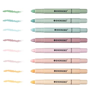DIVERSEBEE Bible Highlighters and Pens No Bleed, 8 Pack Assorted Colors Gel Highlighters Set, Cute Bible Markers Study Journaling School Supplies and Accessories (Pastel) - Image 2