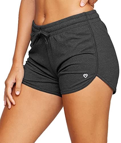 COLOSSEUM Active Women's Simone Cotton Blend Yoga and Running Short (Black, Large) - Image 1