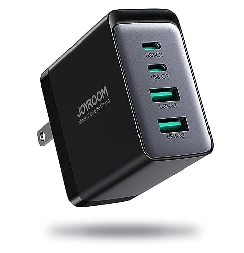 JOYROOM 67W USB C Charger Block, 4-Port Foldable GaN Wall Fast Charger Adapter Compact for iPhone 16/5/14 Pro Max, MacBook Pro/Air, iPad Pro/Air, Galaxy, Dell XPS, Pixel 7, Google Pixelbook - Image 1