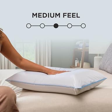 Tempur-Pedic TEMPUR-Cloud Dual Cooling Pillow, King (Pack of 1), White - Image 7