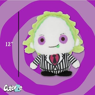 KIDS PREFERRED Warner Bros. Beetlejuice Cuteeze Extra Soft Plush Stuffed Animal Toy for Baby and Toddler Boys and Girls – 12 Inch Size - Image 4