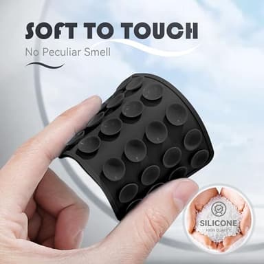 Silicone Phone Sticky Grip, Suction Phone Case Mount for iPhone and Android, Hands-Free Sticky Cell Phone Grip, Mobile Fidget Mirror Holder for Selfies and Videos - Image 4