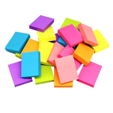 Mini Sticky Notes 1.5x2 Inches, Bright Colors Self-Stick Pads, 24 Pack, 75 Sheets/Pad,1800 Sheets - Image 6