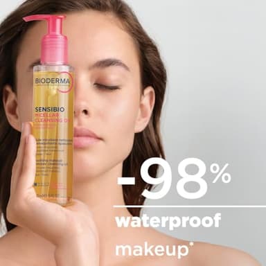 Bioderma Sensibio Micellar Cleansing Oil, 1st Ecobiological Micellar Formula Gentle Face Cleanser That Deeply Cleanses, Soothes & Nourishes Skin with Oil-to-Milk Texture, Fragrance-Free, 5 Fl Oz - Image 7