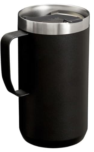Stanley Stay-Hot Camp Mug 24 oz | Press Fit Drink Through Lid | Cup for Coffee, Tea and Drinks | Insulated Stainless Steel Coffee Mug | BPA-Free | Black 2.0 - Image 3