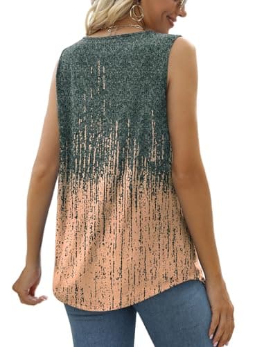 Plus Size Womens Clothing Summer Tops Trendy 2025 Tank Tops Tunic Work Blouses Beach Vacation Clothes 2XL - Image 4