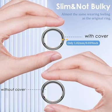SZJCLTD 10 Pack Ring Covers for Oura & Galaxy Rings, Anti-Scratch Elastic Silicone Covers for Working Out & Gym - Image 5