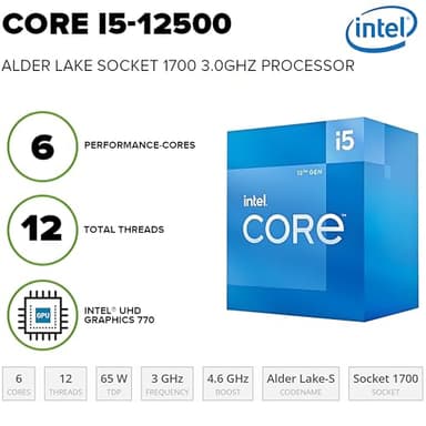HP Desktop Computers Tower PC for Home Business Student, Intel 6-Core i5-12500 (Beat i7-11700), 64GB DDR4 RAM, 1TB PCIe SSD, WiFi, Bluetooth, RJ-45, Keyboard and Mouse, Windows 11 Pro, Wendbo - Image 2