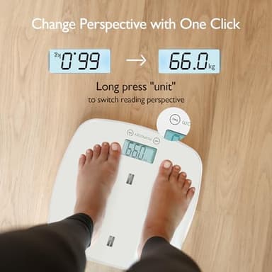 Momcozy Multi-Functional Baby Scale for Toddler, Children, Pet, Adult, Removable Scales for Body Weight & Height Measurement, Perspectives Switch, 5 Units, Digital LED Screen, Auto-Off, Up to 330lb - Image 3