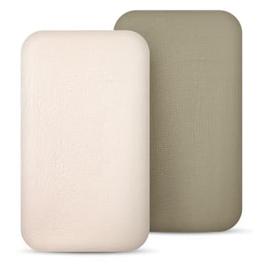 lulumoon Muslin Bassinet Sheets for Baby: Soft Bedside Sleeper Bassinet Fitted Sheets for Boys and Girls - Image 1