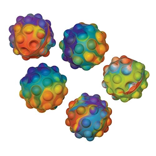 Raymond Geddes Everlasting Pop N Ball Stress Ball Fidget Toy Set (Pack of 12), Multi (72035) - Image 1