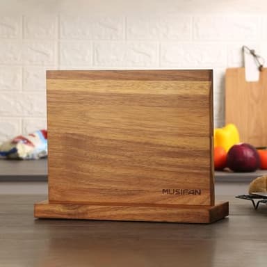 Magnetic Knife Block - Magnetic Knife Holder - Magnetic Knife Stand- Cutlery Display Stand and Storage Rack - Image 6