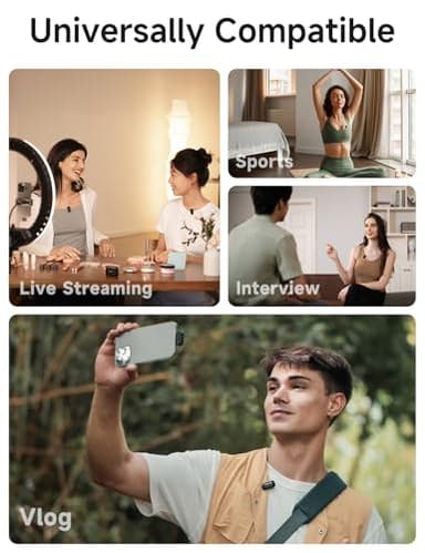 MAONO Wave T1 Mini Wireless Lavalier Microphone for iPhone 16 15, Android, Tablet, PC, Clip on Lapel Mic with USB-C Plug, Noise Cancellation, AI Voice Filter for Video Recording Vlog TikTok YouTube - Image 9