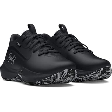 Under Armour Unisex Pre School Lockdown 7, (004) Black/Black/Metallic Silver, 3, US - Image 2