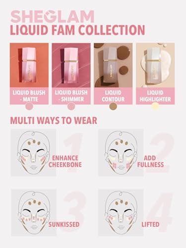SHEGLAM Sun Sculpt Cool Toned Liquid Contour Stick Long Lasting Cream Bronzer Makeup - Golden Sun - Image 7
