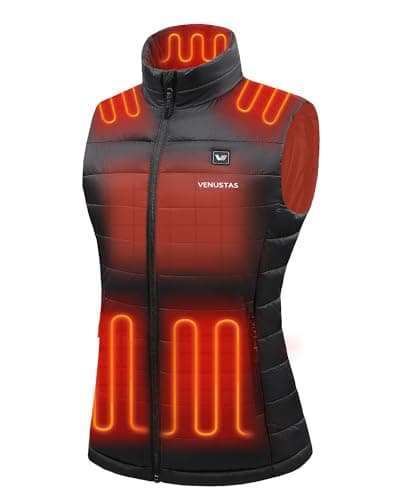 Venustas Women's Heated Vest with Battery, Lightweight Quilted Vest for Women - Image 1