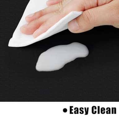 homing Rectangle Vinyl Tablecloth, Waterproof Spillproof Plastic Flannel Backed Table Cloth, Wipe Clean Table Cover for Dining, Buffet Parties and Camping (Black, 60" x 84") - Image 5