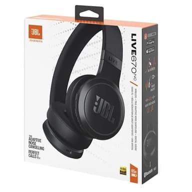 JBL Live 675NC Wireless True Adaptive Noise-Cancelling On-Ear Headphones (Renewed) - Image 5