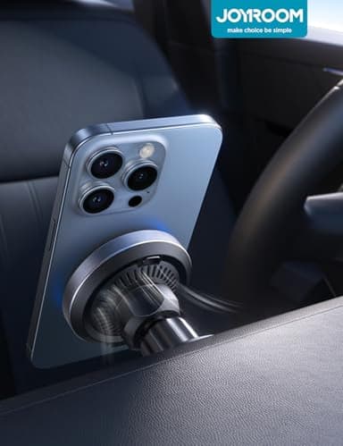 JOYROOM for MagSafe Car Mount Charger, [Fan Cooling] 15W Fast Wireless Car Charger Mount, iPhone Magnetic Car Phone Holder Fit iPhone 16Pro Max Plus Mini/15/14/13/12 - Image 7