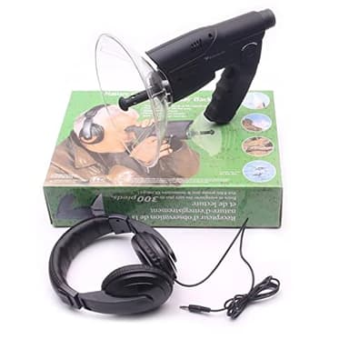 Parabolic Microphone Monoculars - Listening Device for Spying - 8 Magnification Monocular Sound Amplifier - 300 Feet Birds Listening - Image 2