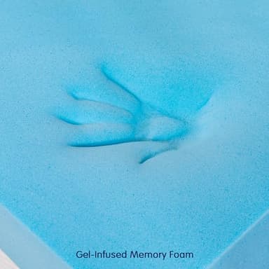 Subrtex Mattress Topper, Memory Foam Mattress Topper, Gel-Infused Memory Foam Topper for Side Stomach Sleepers, Breathable Bed Toppers (4 Inch, King) - Image 5