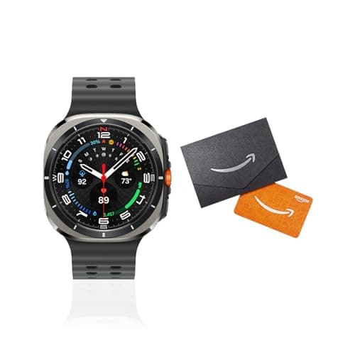 Samsung Galaxy Watch Ultra (2025) 47mm LTE Smartwatch + Gift Card, Titanium Casing, Advanced Sleep Coaching, Running Coach, Energy Score, GPS, Titanium Silver [US Version, 2 Yr Warranty] - Image 1