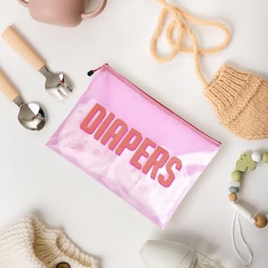 KUIRAN 3pcs Hospital Bag Organizing Pouches for Labor and Delivery, Maternity Essentials Diaper Bag Organizer for Mom Travel - Pink - Image 6