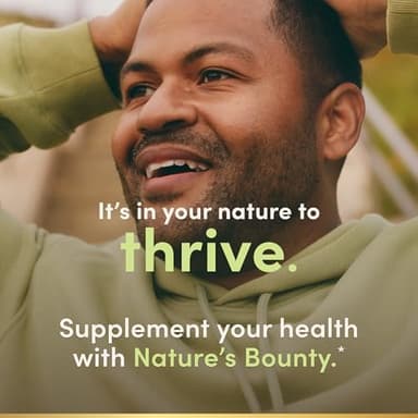 Nature’s Bounty Iron 65mg, 325 mg Ferrous Sulfate, Cellular Energy Support, Promotes Normal Red Blood Cell Production, 1 Serving Per Day, Gluten Free, 100 Vegetarian Tablets - Image 6