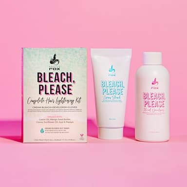 ARCTIC FOX Bleach Please Hair Lightening Kit Cream Bleach, 35 Volume Developer And Latex Free Gloves Infused With Acai, Cocoa, Sunflower Oil & Papaya! Vegan And Cruelty Free - Image 3