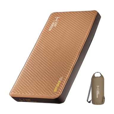 LOSTHORIZON Air & Foam Camping Mattress, Self-Inflating Sleeping Pad, 4.5" Thick, with Pump Sack, Single - Image 1