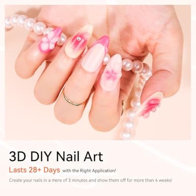 Makartt 3D Gel Nail Art, Sculpting Gel Glue for Drawing, Molding, Sculpture, Gems and Decoration, No Wipe Clear Gel Polish for DIY Nail Designs, 15g - Image 3