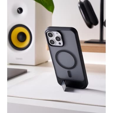 TORRAS for iPhone 16 Pro Max Case Translucent Black | Strong Magnetic & Seamless Stand, Fit for MagSafe, Military-Grade Drop Protection, Sturdy Adjustable Built-in Kickstand, Slim Matte Finish - Image 8