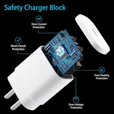 for iPhone 17 Charger Fast Charging, 30W USB C iPhone 17 Pro Max Chargers Block with 10Foot Long Type C Charger Fast Charging Cable Cord for iPhone 17 16 15 Pro/Pro Max/Plus Series/Android Phone - Image 6