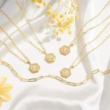 M MOOHAM Layered Initial Necklaces for Women - Cute Letter Initial Z Necklace Choker Necklace Dainty Layered Necklaces for Women - Image 7