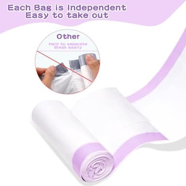 Elzrghs Cat Litter Box Liners Large, 30 Pack Jumbo Drawstring Cat Litter Bags, Extra Thick Litter Pan Liners Heavy Duty 36"x16" - Image 3