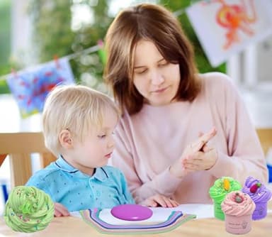 54 Pack Butter Slime Toy kit, Super Soft and Non-Sticky,Very Suitable Birthday Gifts for Boys and Gir,Party Favors,Stress Relief Toys,Easter Filling Stuffers. - Image 2