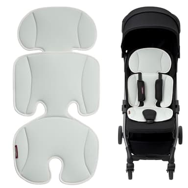 Momcozy Stroller Cooling Pad | Universal Soft Cooler Pad, Breathable & Adjustable Car Seat Liner | Detachable 2-Piece Cooling Cushion | Fits Strollers, Car Seat, High Chair, Bassinet, Swing - Image 1