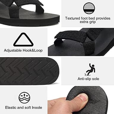 CIOR Women's Sport Sandals Hiking Sandals with Arch Support Yoga Mat Insole Outdoor Light Weight Water Shoes - Image 5