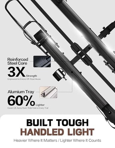 Young Hitch Bike Rack for Cars, SUVs, 200lb Heavy Duty Bike Rack Hitch, Platform Bike Carrier, Fits 5-Inch Fat Tires, Minivan & RV Compatible - Image 6