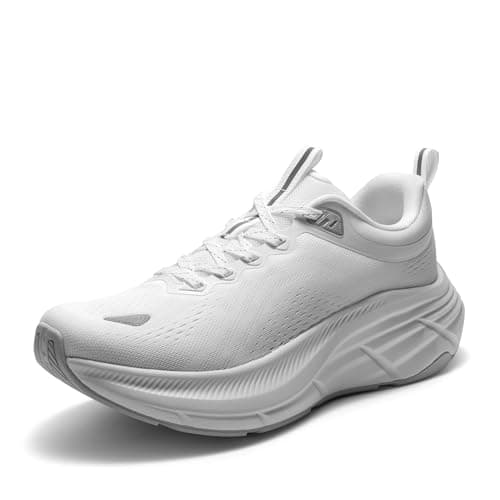 NORTIV 8 Women's Walking Shoes Cushion Comfortable ActiveBreeze Running Tennis Shoes Non-Slip Workout Gym Sports Athletic Breathable Fashion Sneakers,Size 11,White,SNWS248W - Image 1