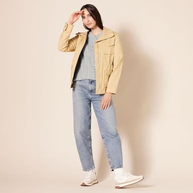 Amazon Essentials Women's Soft Fisherman Cable Long-Sleeve Crewneck Sweater (Available in Plus Size), Light Grey Heather, X-Small - Image 5