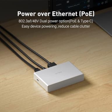 GL.iNet Comet PoE (GL-RM1PE) Remote KVM Control Over Internet - PoE/Type - C Dual Power Option 4K@30Hz,32GB EMMC Tailscale Support for PC Server Remote Access Power Management Adapted KVM Switches - Image 3