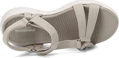 Skechers Womens On-the-go 600 - Brillancy Sport Sandal, Beige/White, 8 Wide US - Image 5