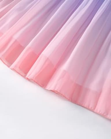 Toddler Girl Tulle Dresses 4T 5T Girl Clothes Ruffle Purple Pink Prom Dress Ombre Summer Toddler Outfits Birthday Beach Sundress for Girl 4 5 Year Old - Image 7