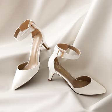 DREAM PAIRS Kitten Heel Low Heel for Women Closed Pointed Toe Pumps Wedding Party Sexy Dress Shoes Lowpointed - Image 7